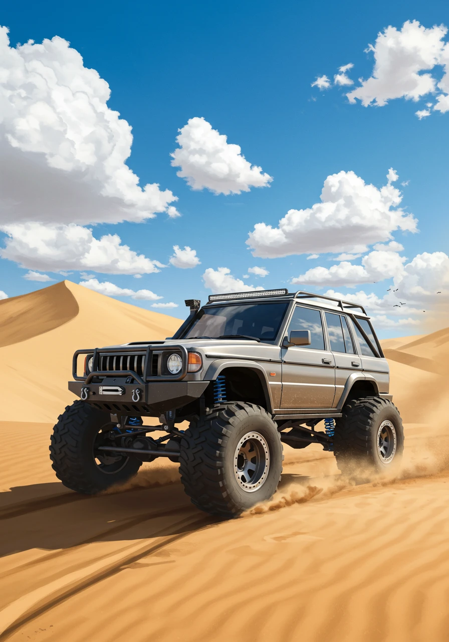 Off-road vehicle creado en Craiyon