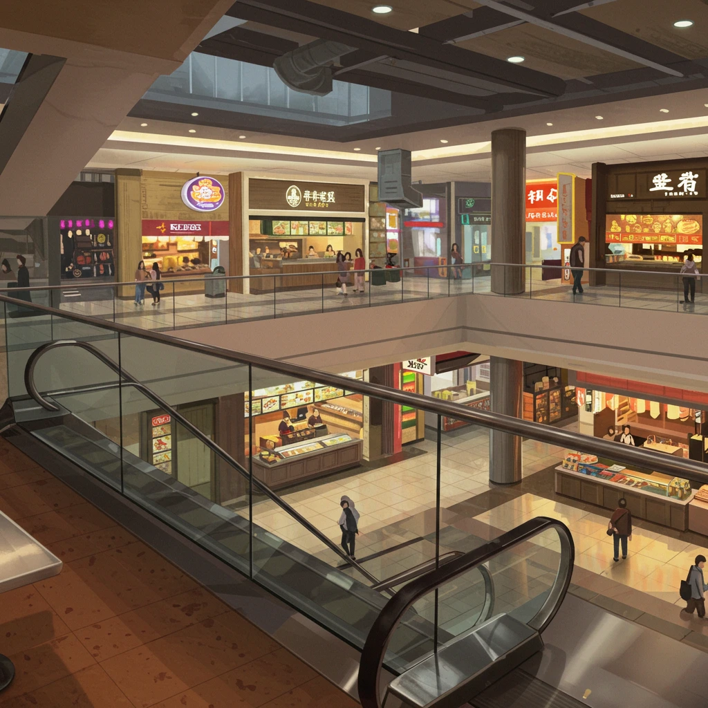 Mall créé sur Craiyon
