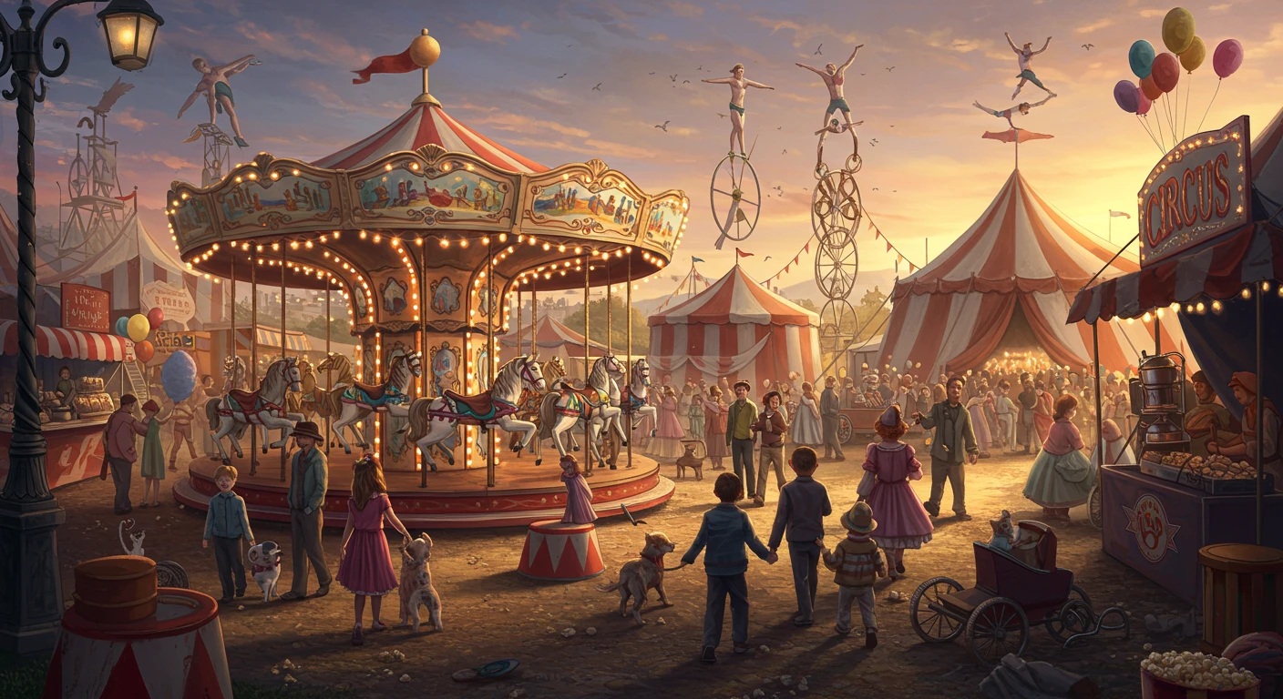 Fairground creado en Craiyon