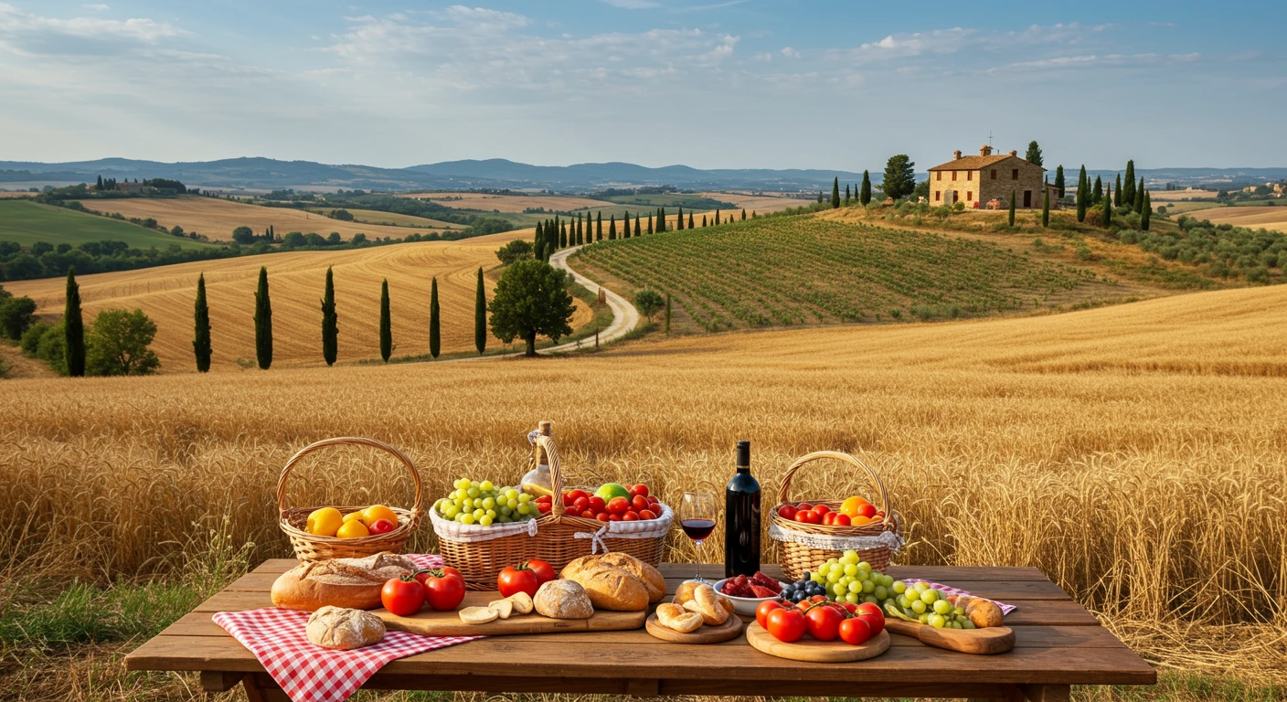 Tuscany erstellt auf Craiyon