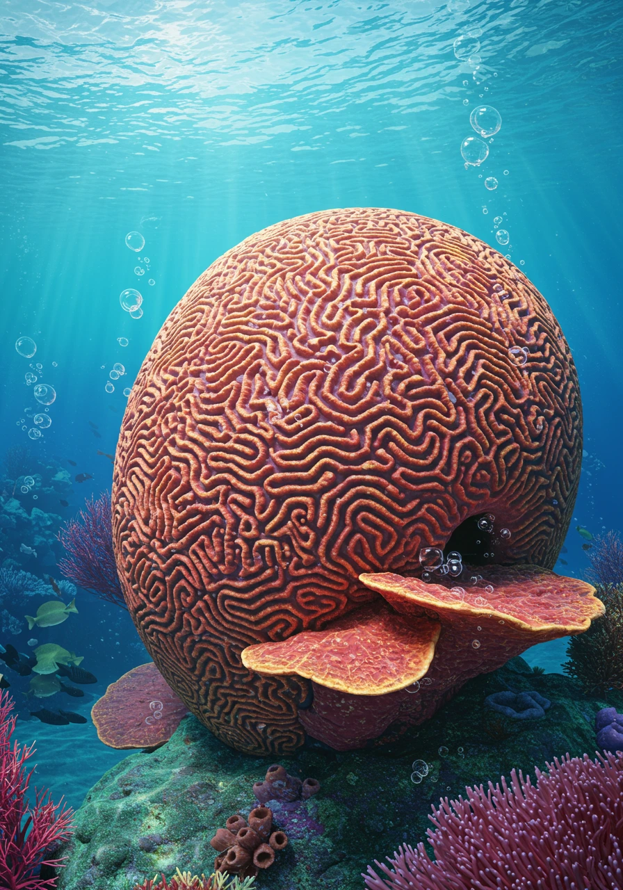 Coral reef creado en Craiyon