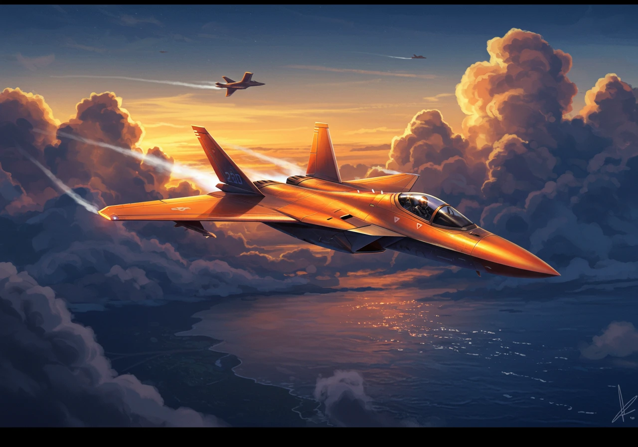 Military aircraft criado no Craiyon