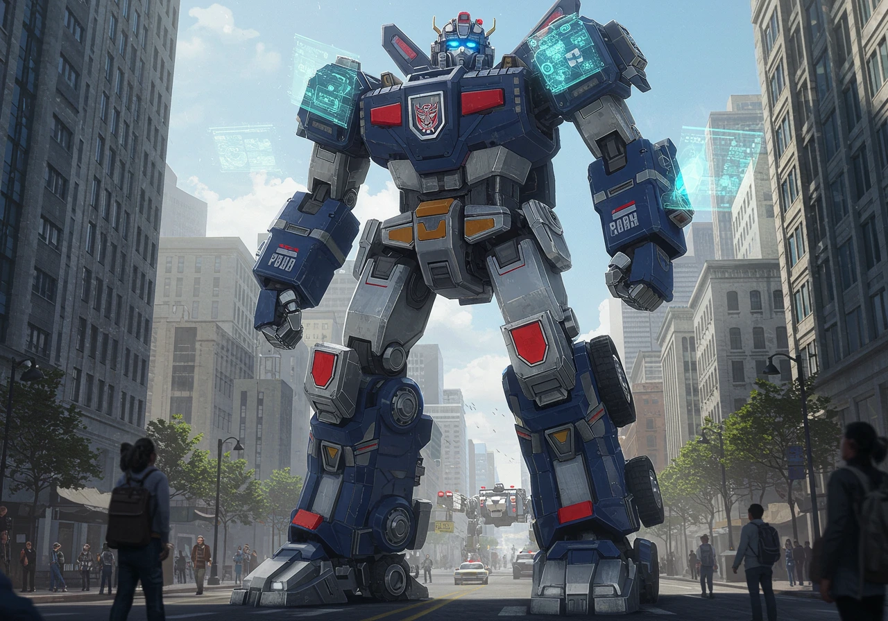 Mecha creado en Craiyon