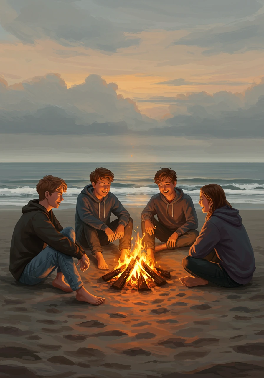 Bonfire erstellt auf Craiyon