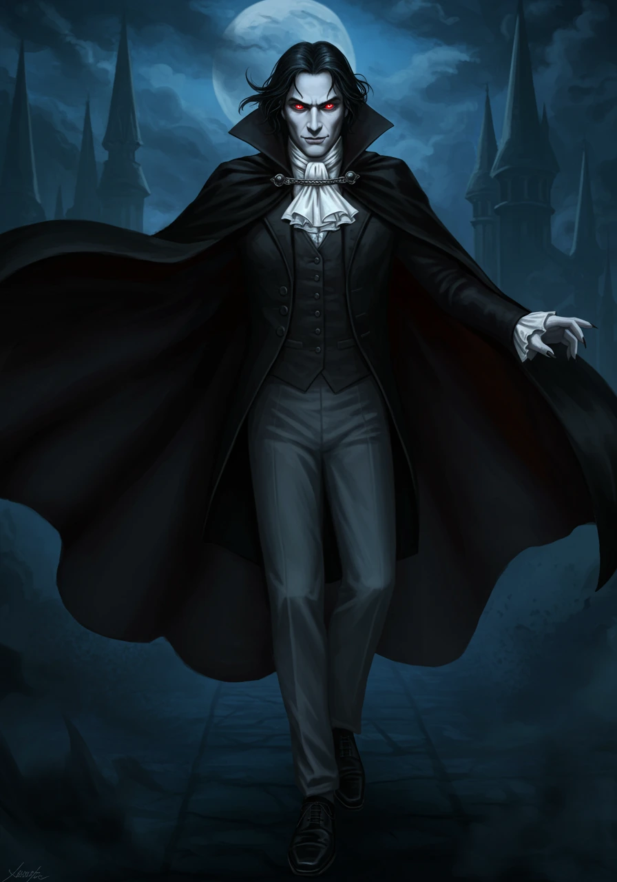 Vampire created on Craiyon