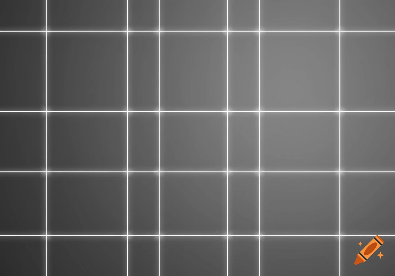 Abstract gray background with a grid of glowing white lines.