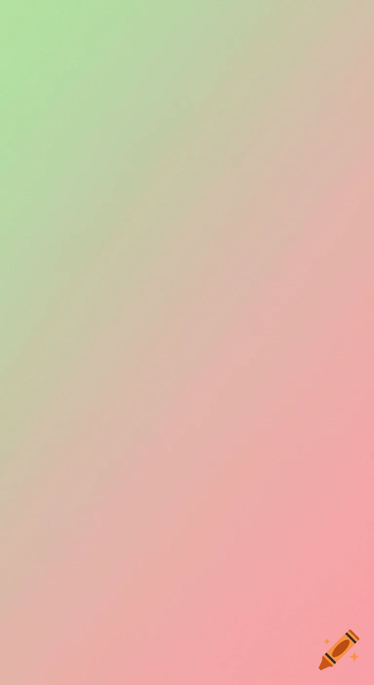 A smooth vertical gradient transitioning from light pastel green at the top to light pastel pink at the bottom.
