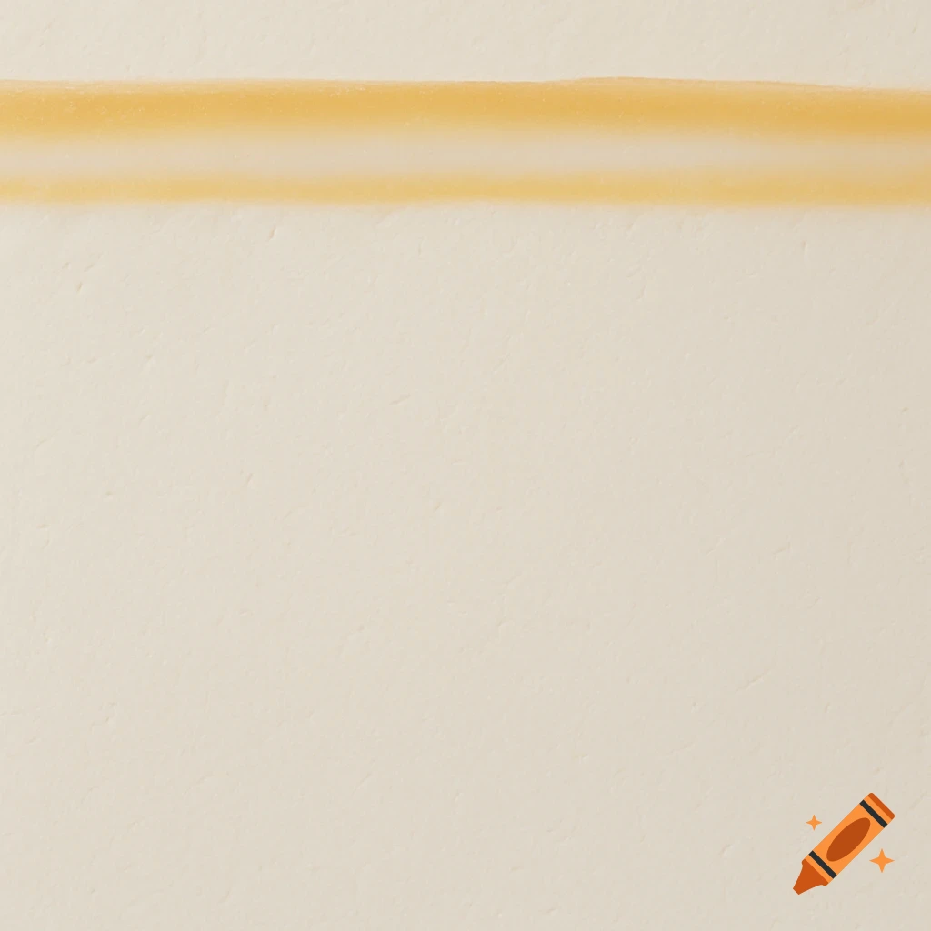 A creamy white, subtly textured background with a soft, pale golden-yellow horizontal stripe near the top.