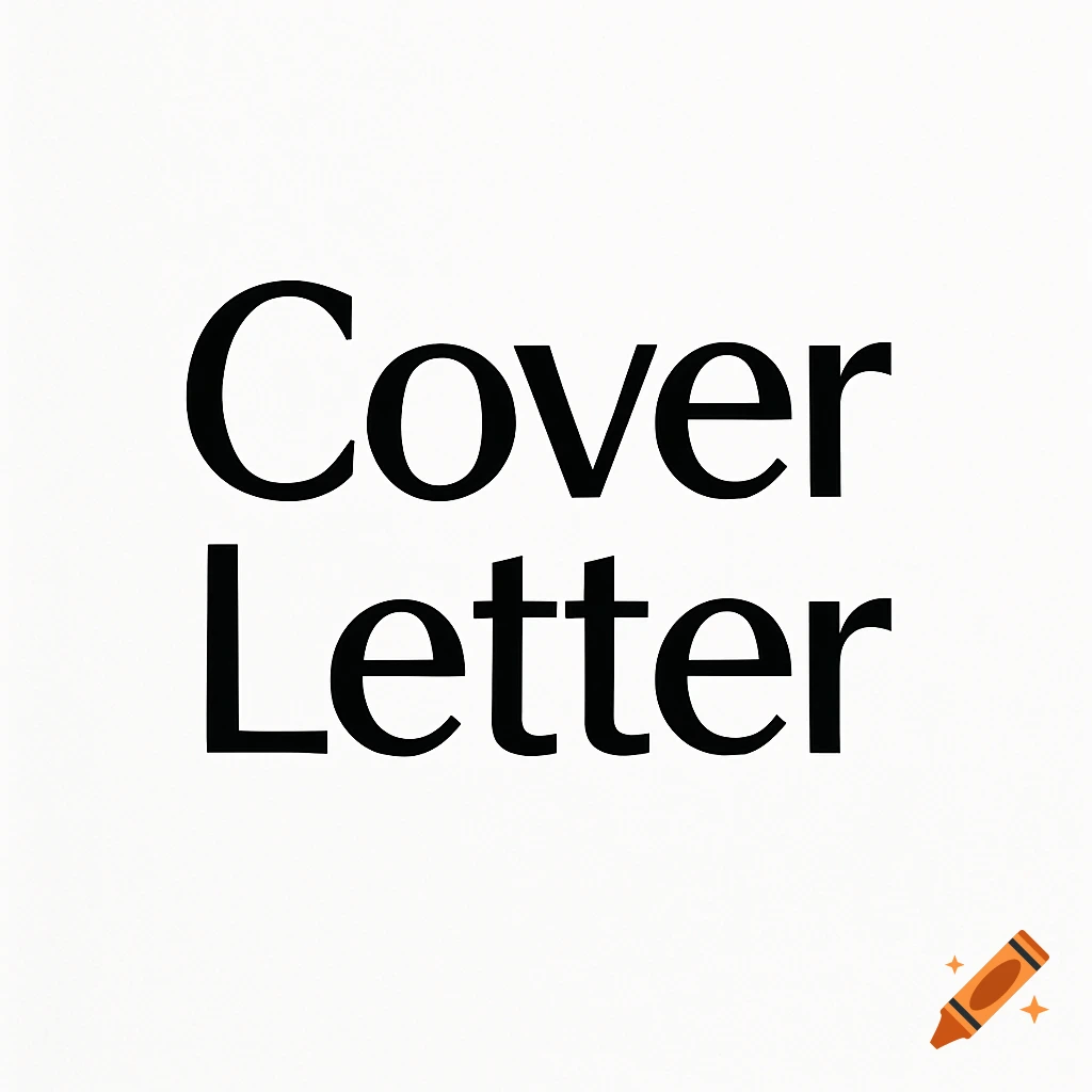 Black text "Cover Letter" on a plain white background.
