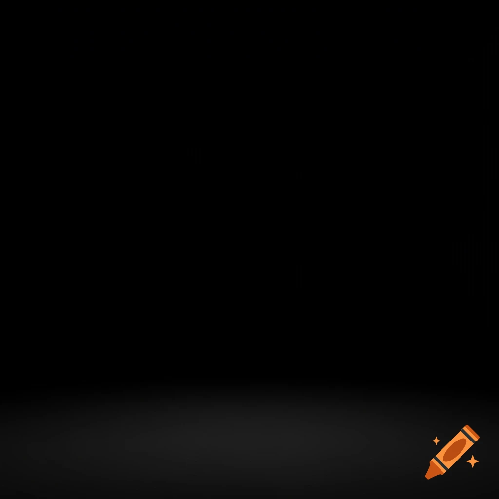 A plain black background.