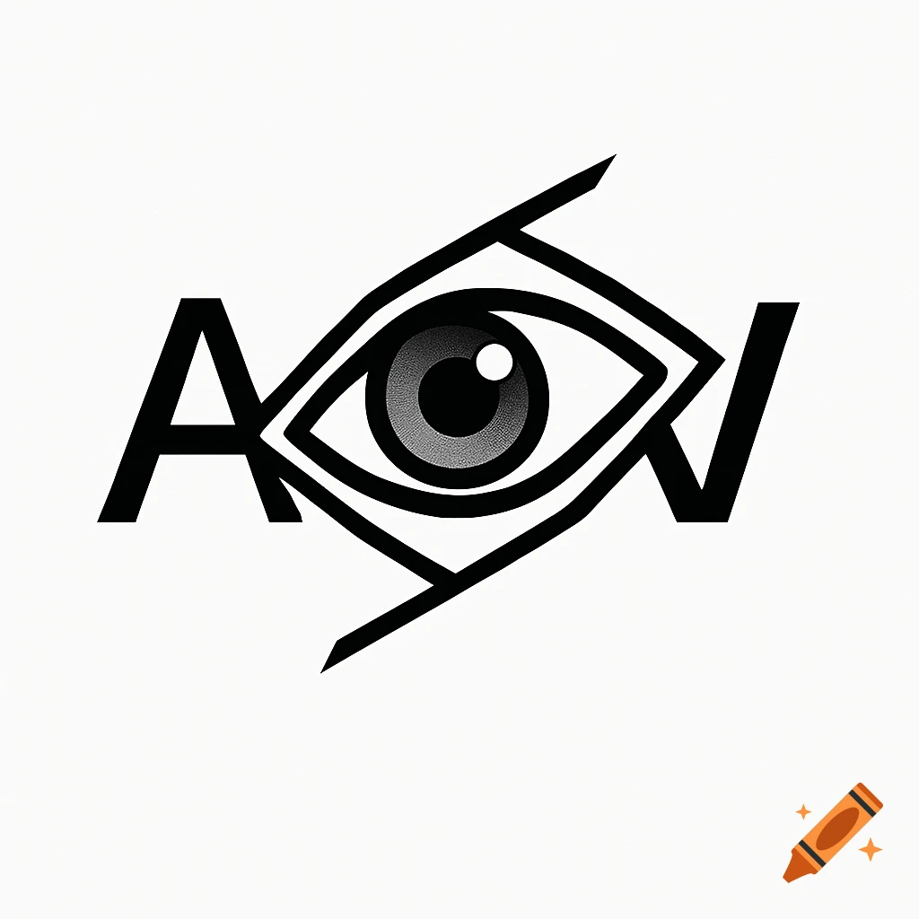 Stylized black and white eye logo with an 'A' on the left and a 'W' on the right, tilted at 45 degrees.