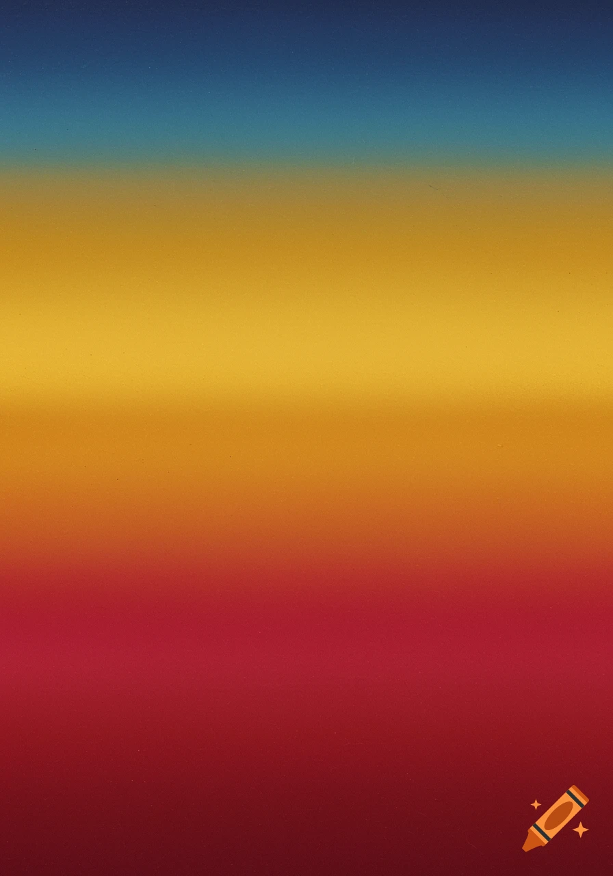 A vertical color gradient transitioning from dark blue to yellow, orange, and red.