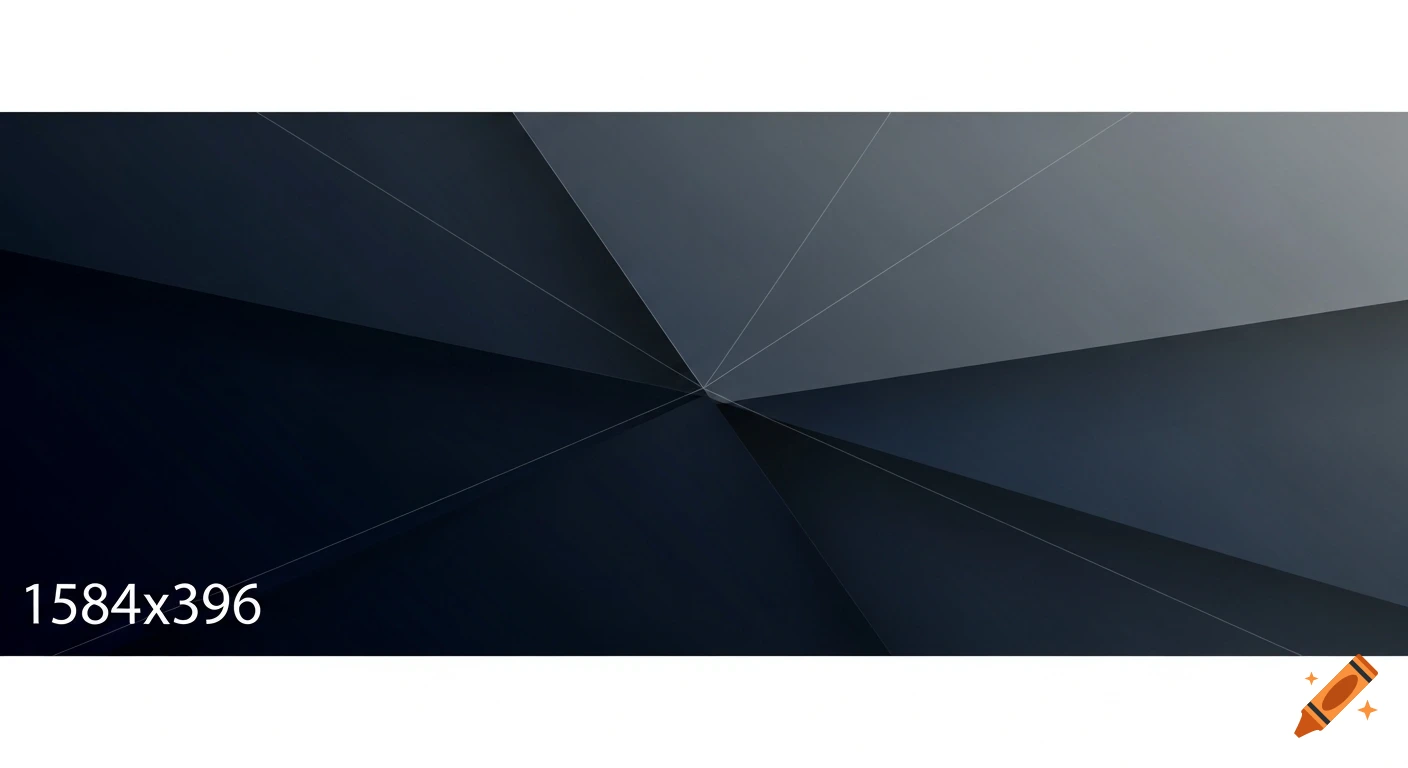 Dark blue and grey geometric abstract wallpaper with intersecting lines, with '1584x396' in the corner.