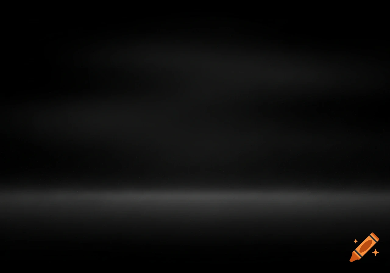 A blank black background with a subtle horizontal gradient.