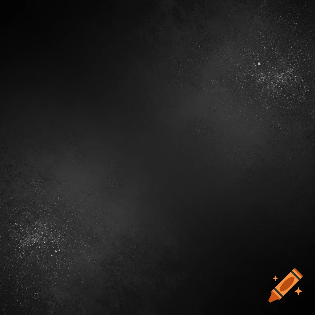A dark, coal-colored background with subtle gray textures and sparse white specks.