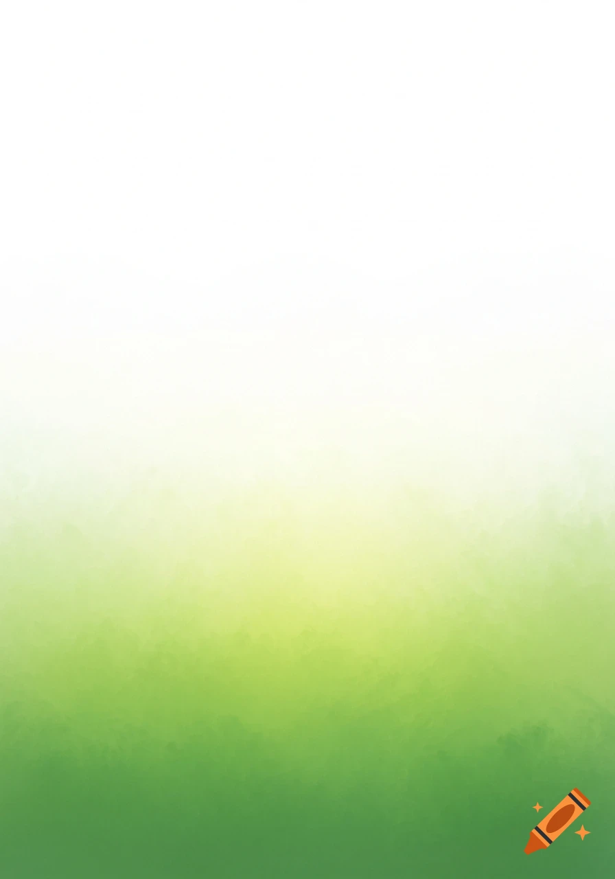 An abstract background featuring a gradient from white to light green and dark green, with a painterly texture.
