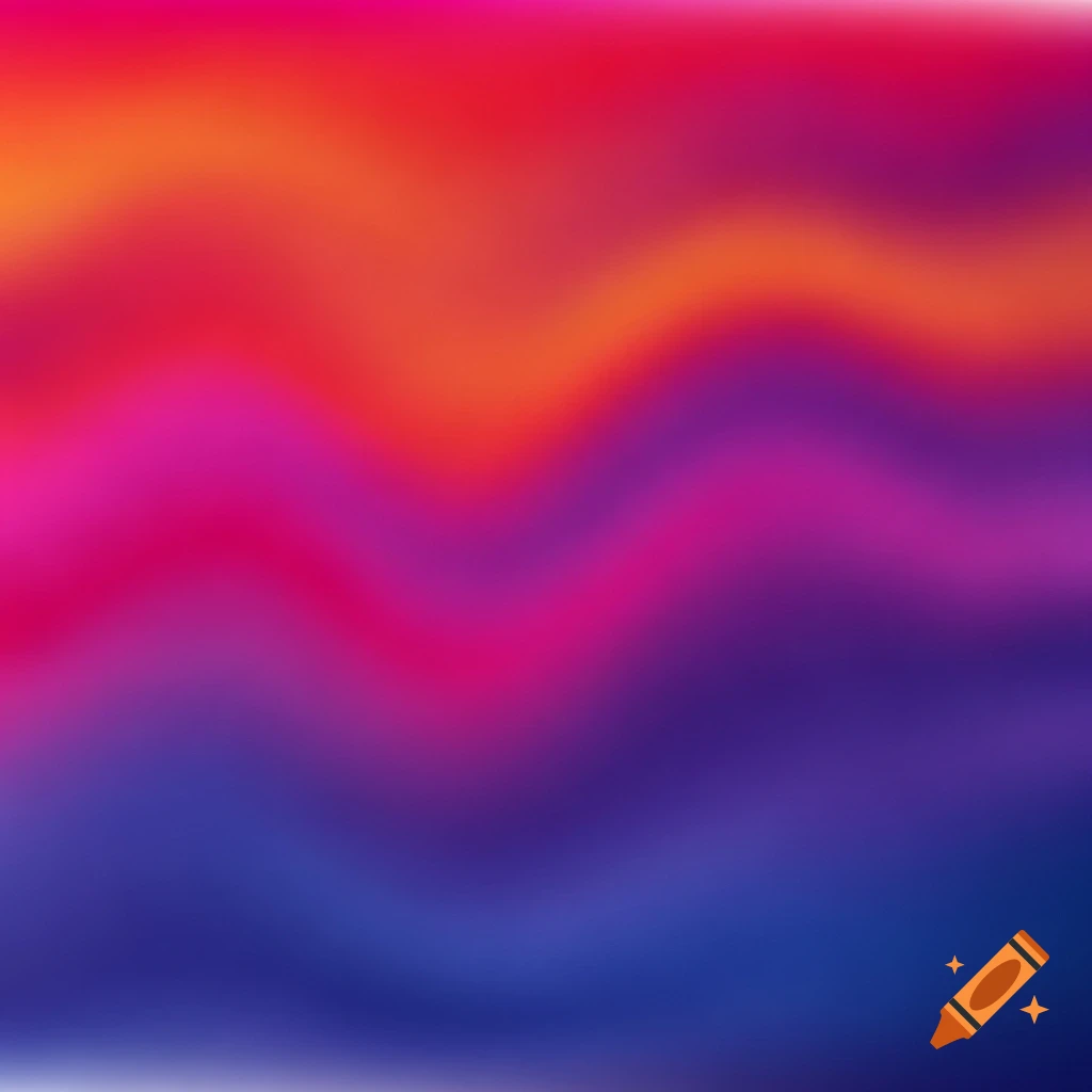 Abstract smooth gradient background with vibrant red, magenta, purple, and blue colors blending.