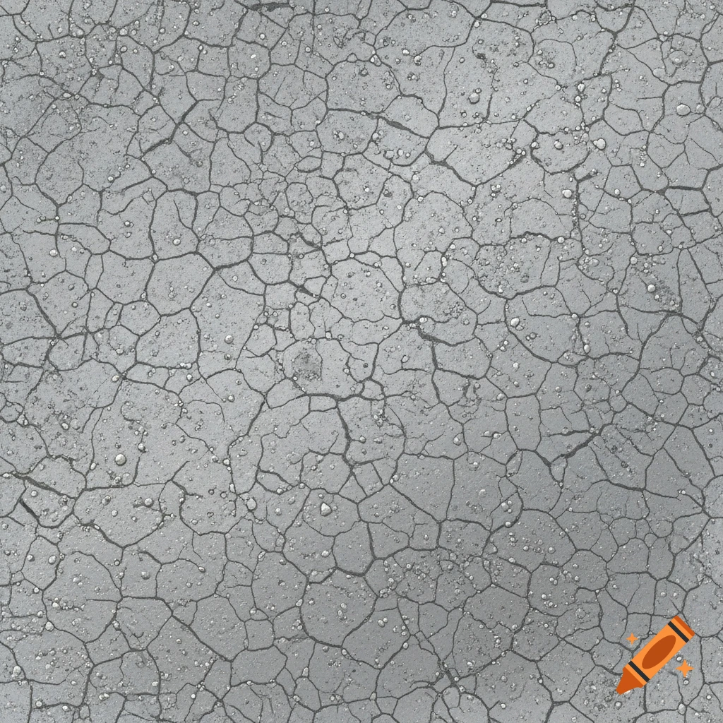 A seamless, highly detailed grey concrete texture with fine cracks and small embedded pebbles.