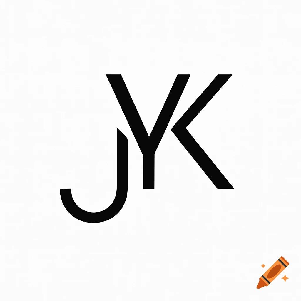 Minimalist black monogram logo combining the letters J, V, and K on a white background.