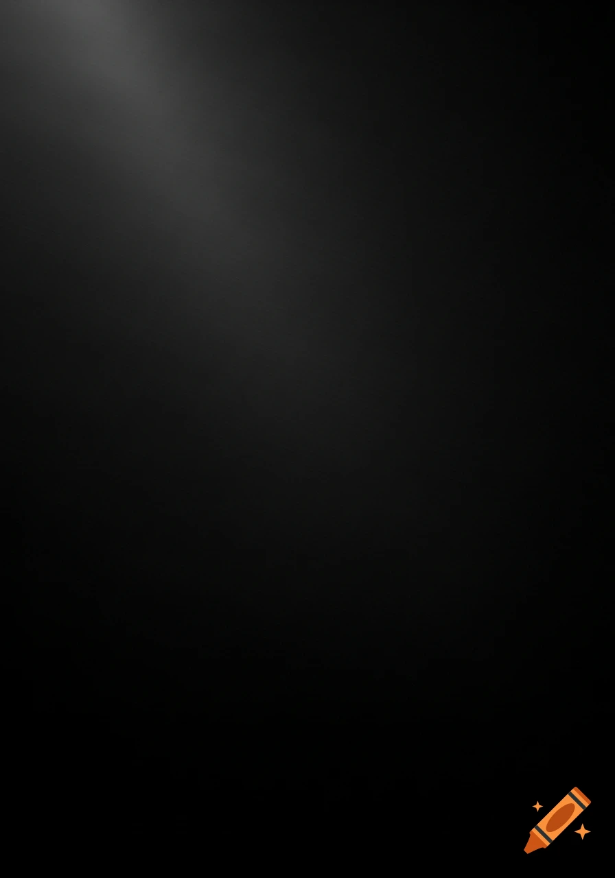 A plain black background with a subtle diagonal highlight in the top left.