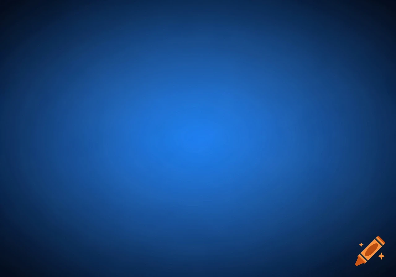 A smooth, soft blue gradient background, darker at the edges and lighter in the center.