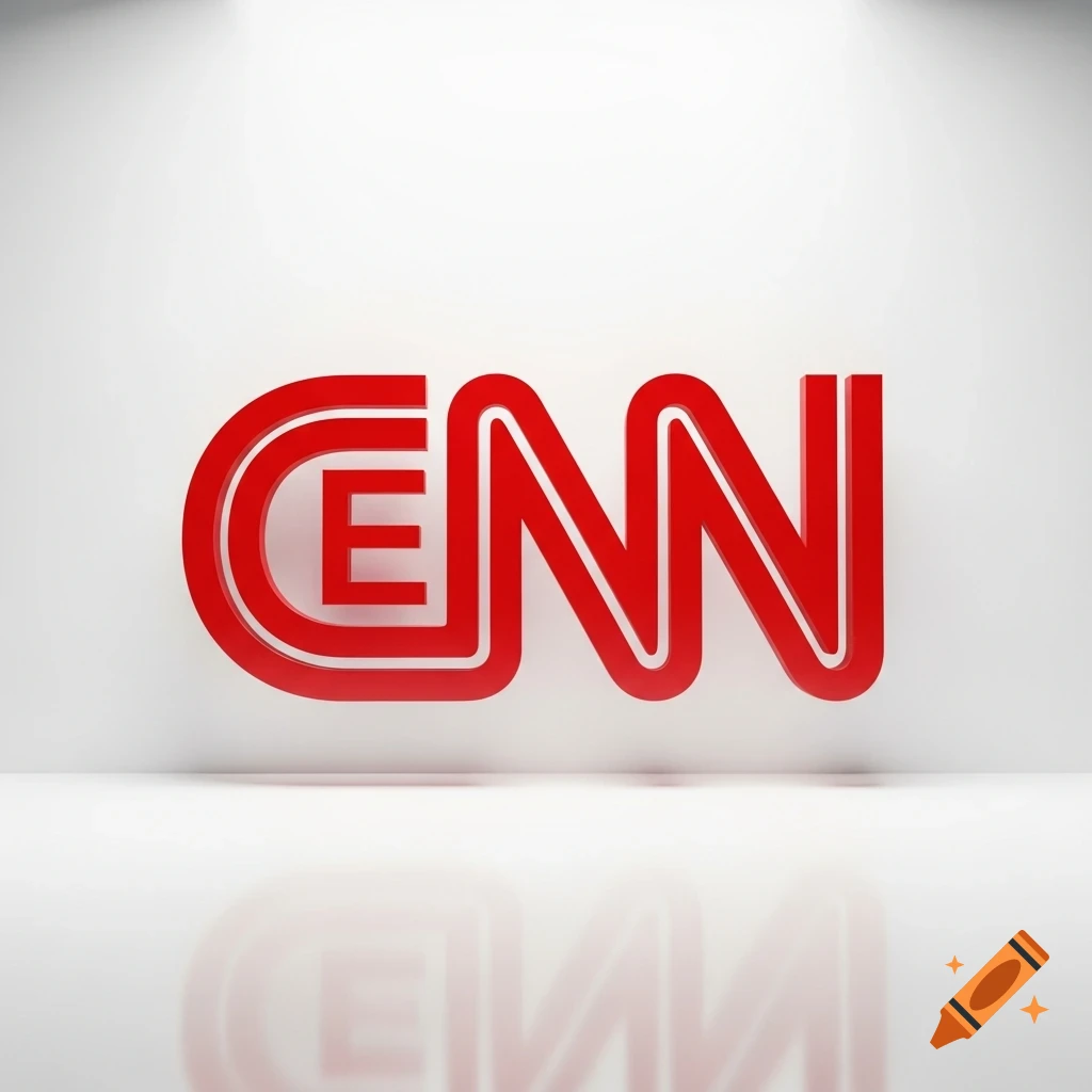 A 3D red logo resembling 'ENN' with a stylized 'E' that incorporates a 'C' shape, against a white background with a reflection.