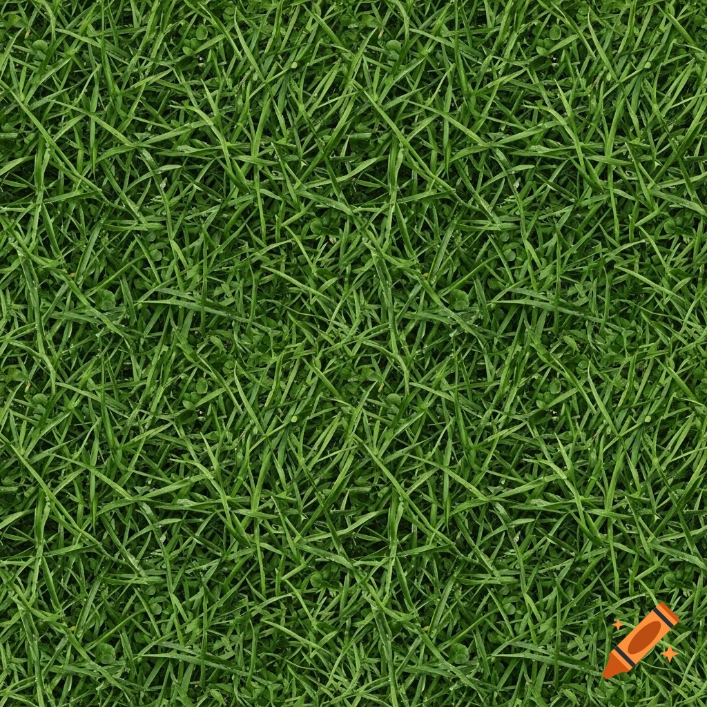 Close-up overhead view of a dense, green grass lawn, forming a seamless texture.