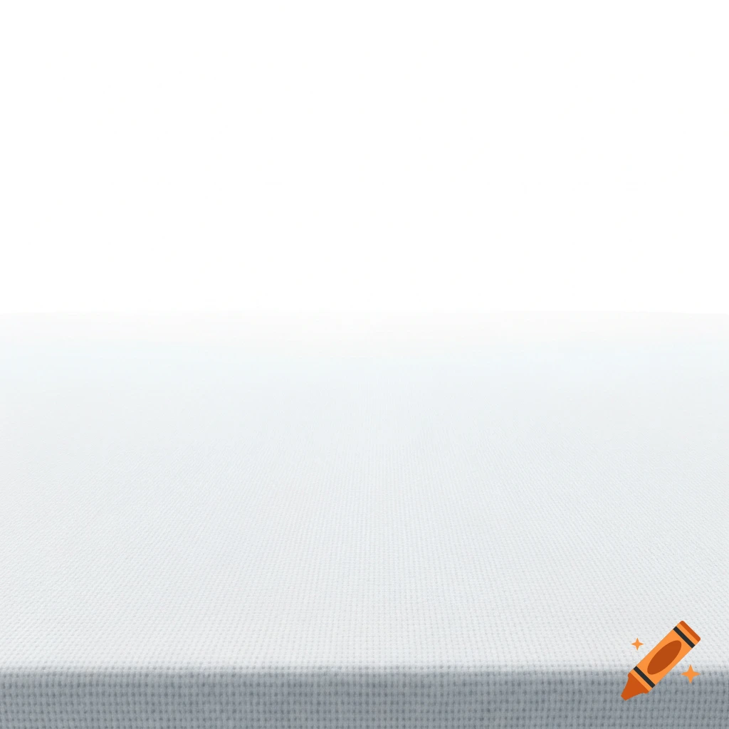 A minimalist white textured surface meets a pure white background in a clean, soft-focus image.