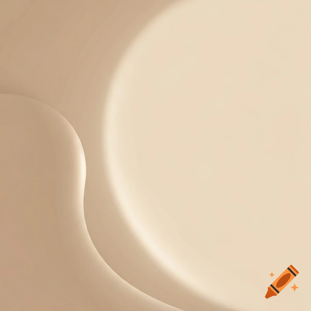 Soft, warm cream abstract background with subtle curved shapes and gentle lighting.