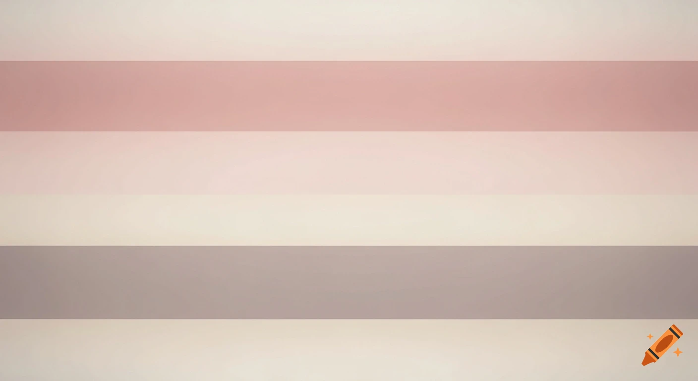 Horizontal stripes in muted pastel colors, including pink, beige, and taupe.