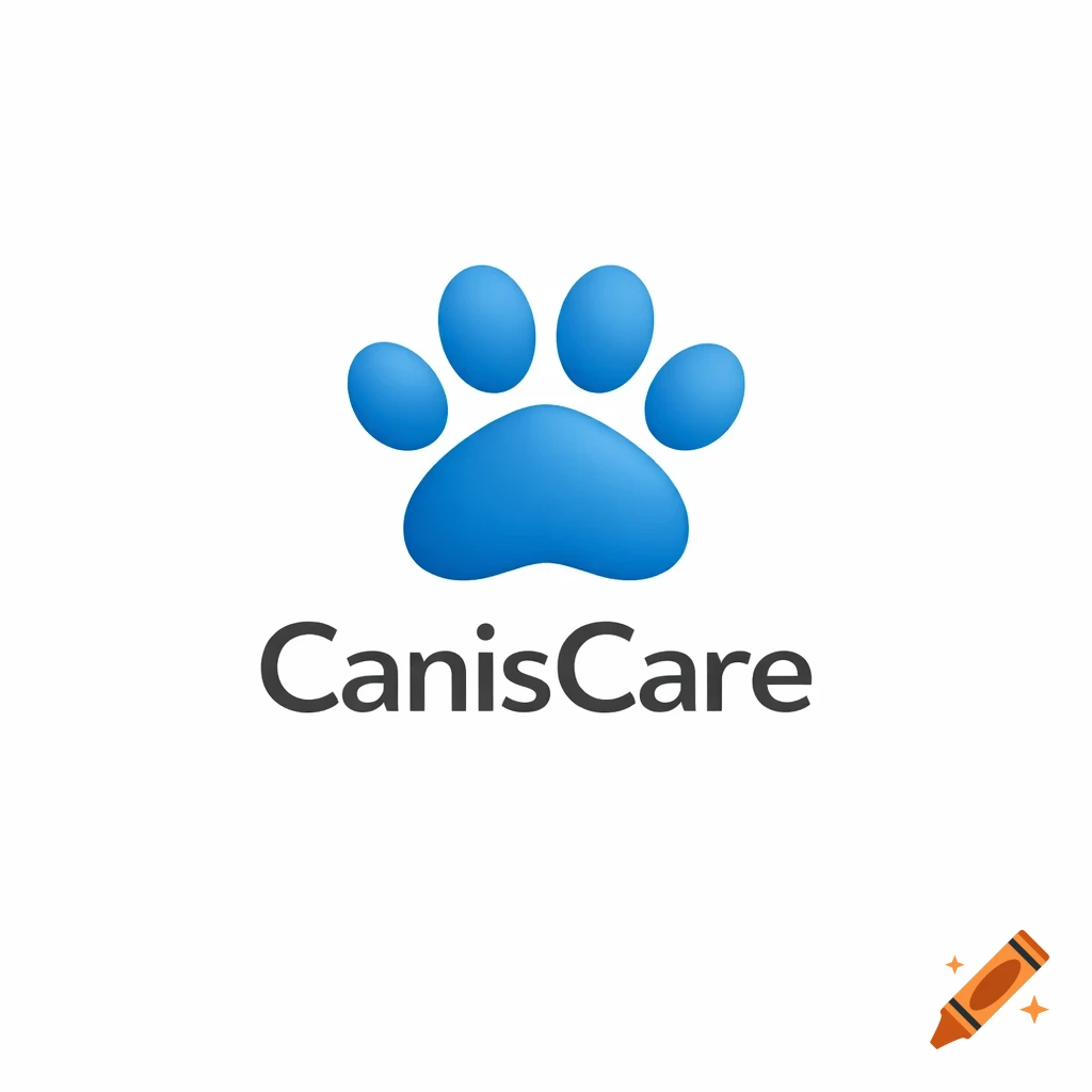 A blue paw print logo with the text "CanisCare" below it, all set against a white background.