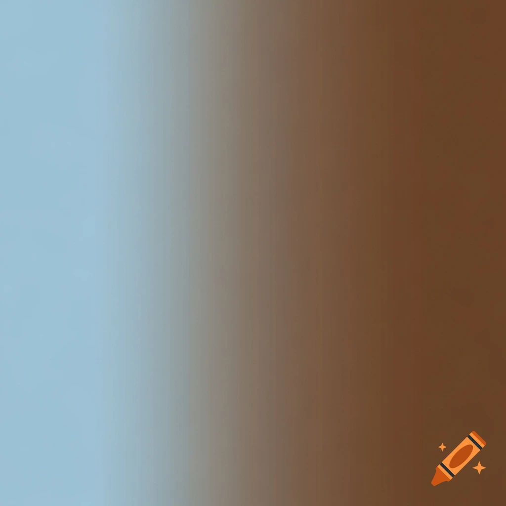 A smooth gradient transitioning from light blue on the left to dark brown on the right.
