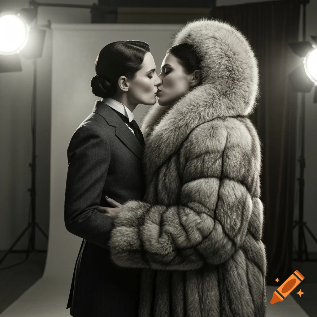 photorealistic-image-of-two-women-one-in-a-suit-and-one-in-a-fur-coat