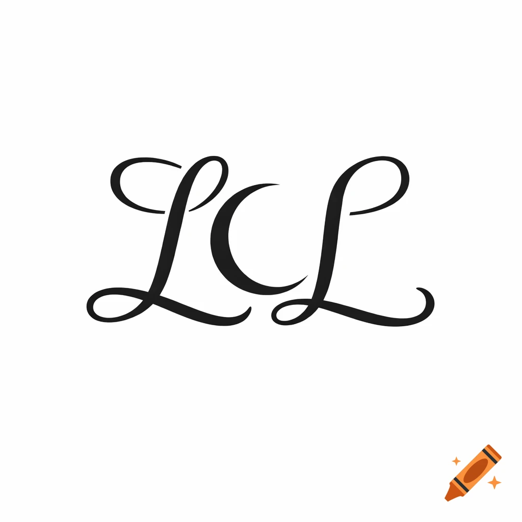 A black minimalist luxury monogram logo featuring two mirrored, elegant capital letter L's on a white background.