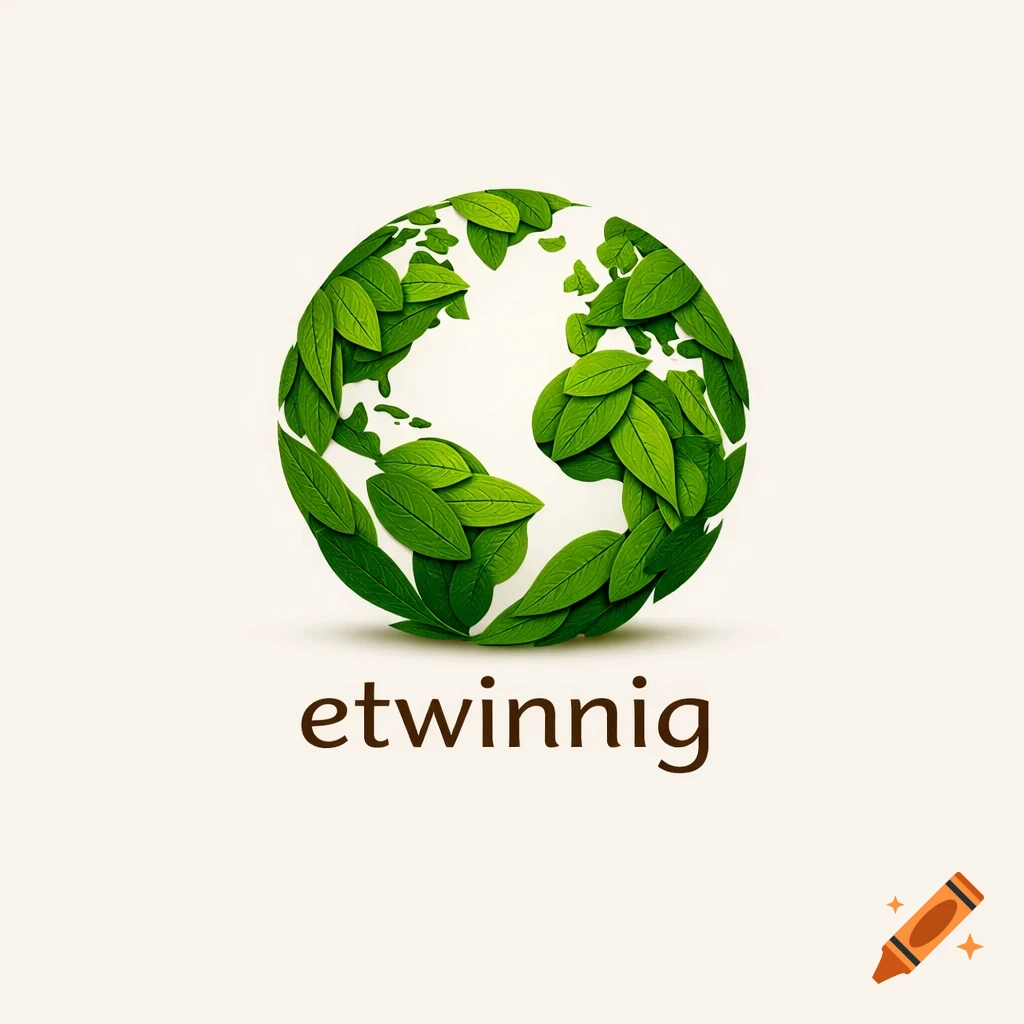 A logo featuring a globe made of green leaves, with the word "etwinnig" written below it on a light background.