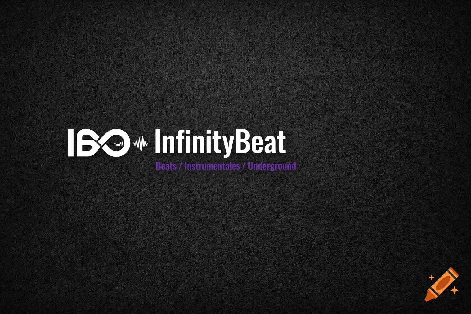 InfinityBeat logo with 'IB' infinity symbol and soundwave, plus 'Beats / Instrumentales / Underground' text on dark textured background.