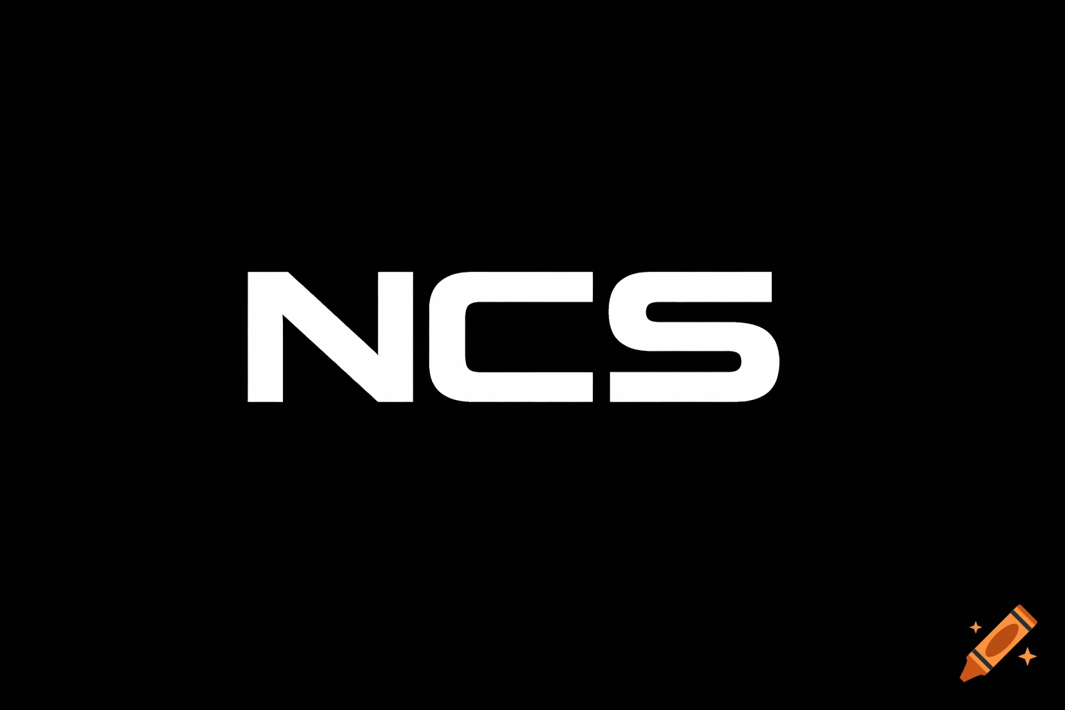 White stylized text 'NCS' on a solid black background, designed as a tech logo.