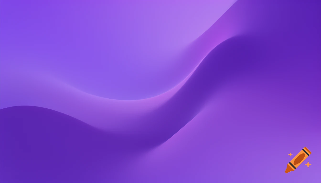 Smooth abstract background with flowing purple and violet gradients.