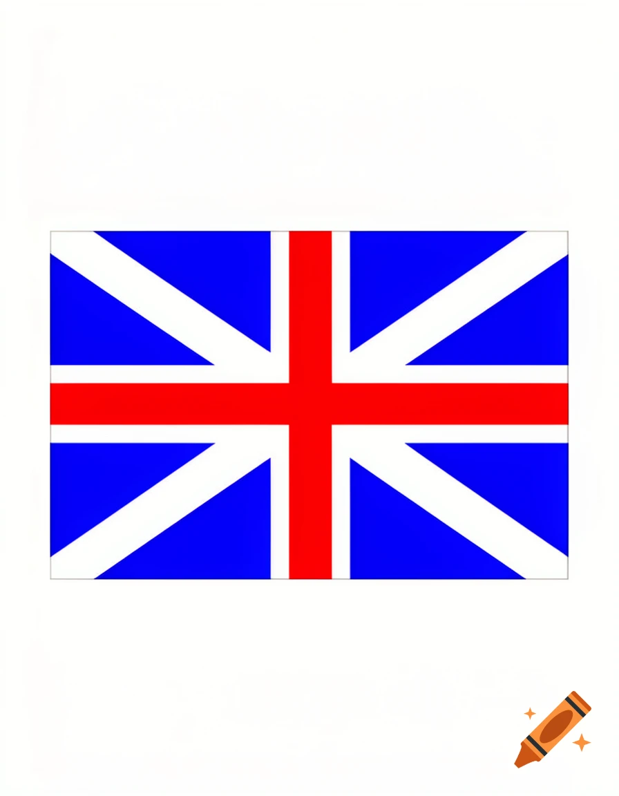 The Union Jack flag, featuring red and white crosses on a blue background.