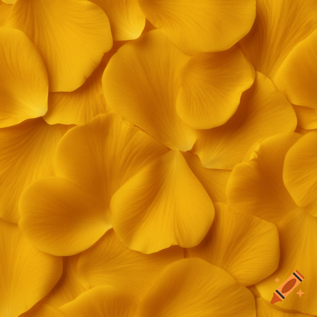 A close-up, top-down view of many overlapping yellow flower petals covering the entire frame.