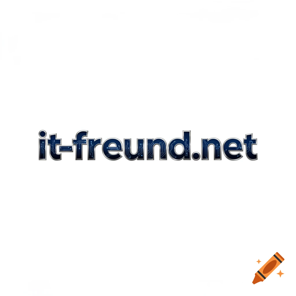 Logo for it-freund.net with circuit board pattern in the letters on a white background.