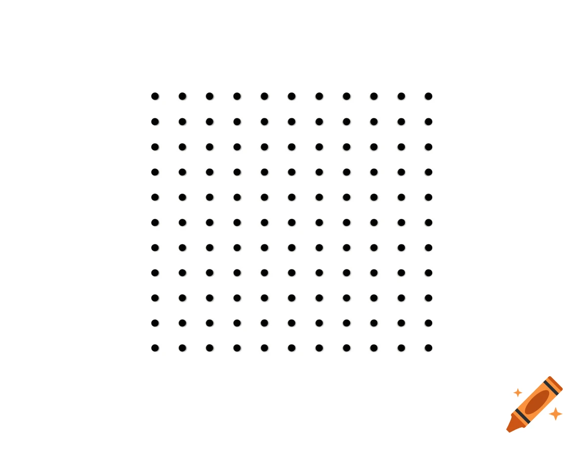 A perfectly arranged grid of 375 black dots on a white background.
