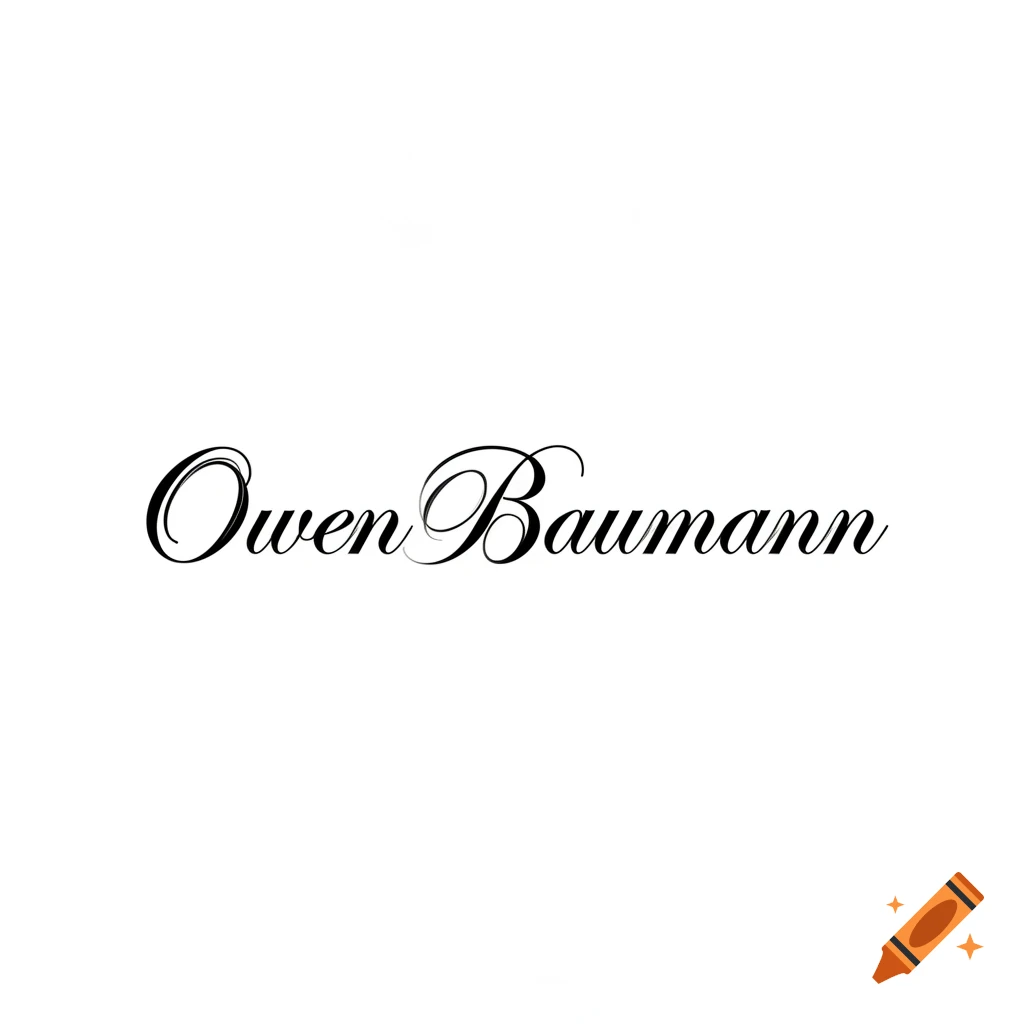 Black cursive signature for the name Owen Baumann on a white background.