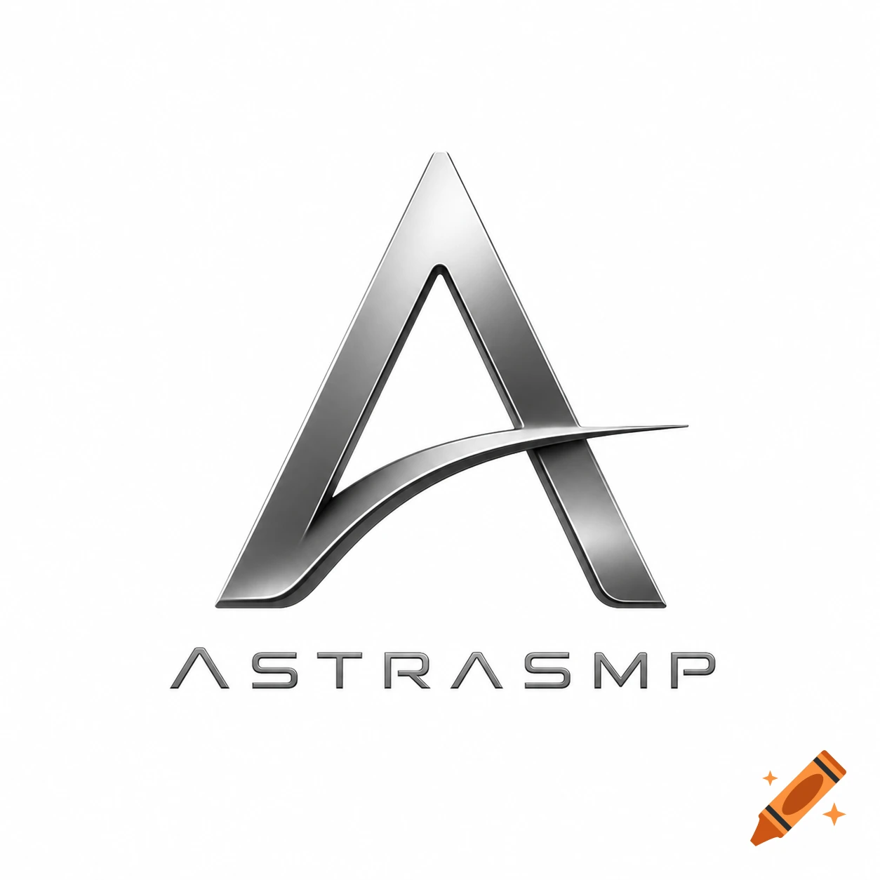 Metallic 3D letter 'A' logo with 'ASTRASMP' text below on a white background.