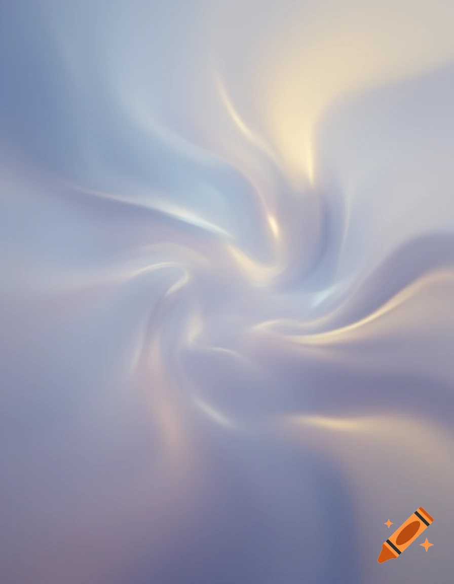 Soft, ethereal abstract swirls of pale blue, lavender, gold, and white light.