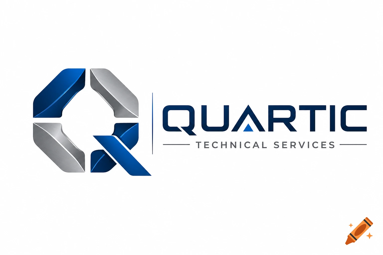 Blue and silver stylized 'Q' logo with 'QUARTIC TECHNICAL SERVICES' text.