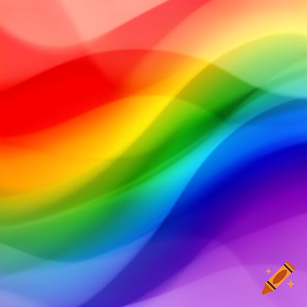 Vibrant abstract background with flowing rainbow color waves and blurs.