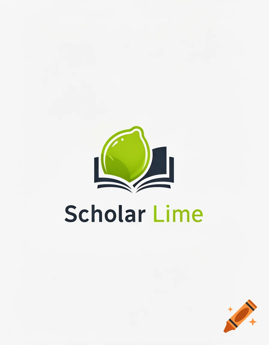 A logo with a stylized green lime fruit above an open dark book, text reads 'Scholar Lime'.