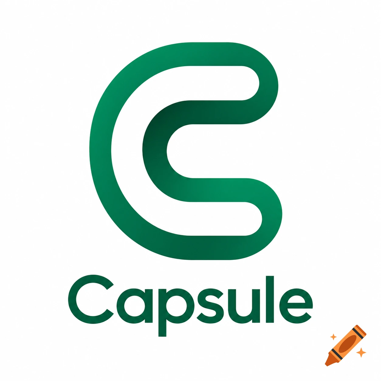A stylized green letter 'C' logo above the word 'Capsule' in green text on a white background.