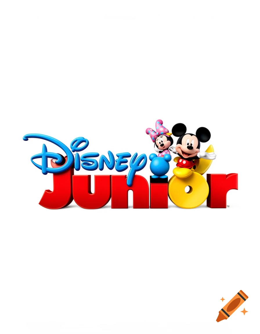 Disney Junior logo featuring Mickey Mouse and Minnie Mouse characters.
